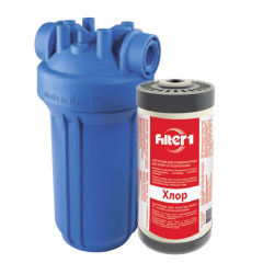 Фільтр Atlas Big Blue 10” з вугільним картриджем у комплекті (BB10)