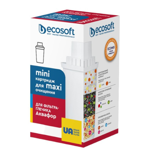 Картридж ECOSOFT для фільтрів-глечиків Аквафор (CRVKAQRECO)