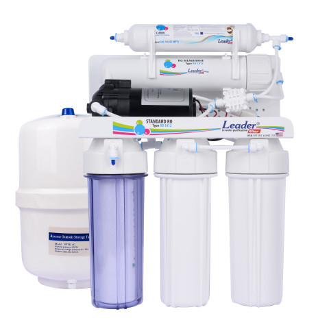 Фильтр с обратным осмосом Leader Standart RO-5P МТ16 (с помпой)