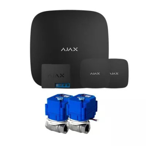 Комплект сигнализации Ajax HUB HC(KT2) 1/2" Duo Black (Черный)