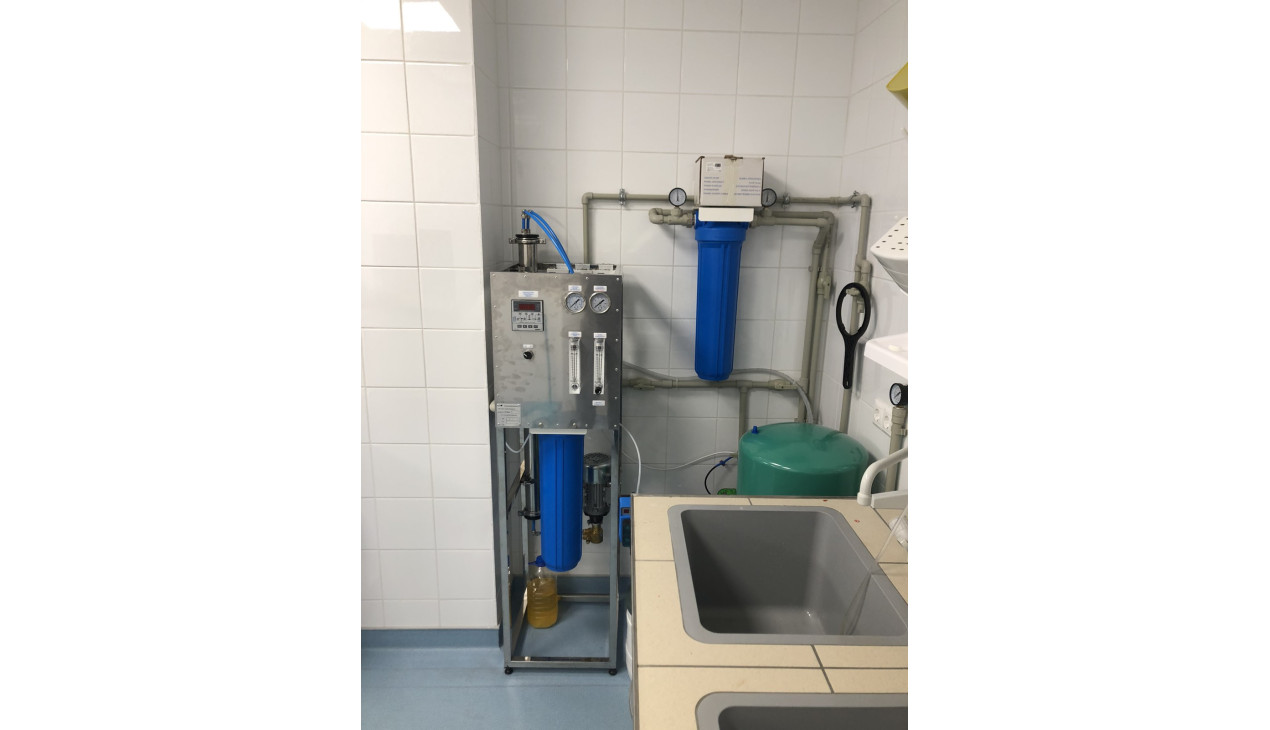 Очистка воды в лаборатории ОХМАТДЕТ г. Киев