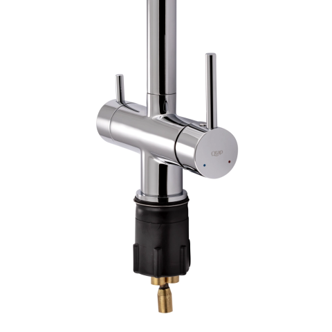 Смеситель трехпозиционный Qtap Kuchyne 93102UC (под осмос и хол/гор. воду)