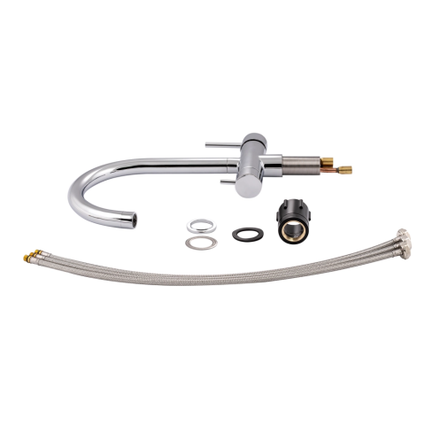 Смеситель трехпозиционный Qtap Kuchyne 93102UC (под осмос и хол/гор. воду)