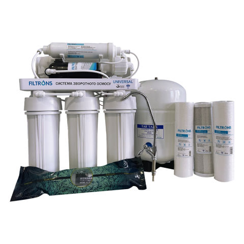 Фільтр з зворотнім осмосом Filtrons Universal 5 з помпою