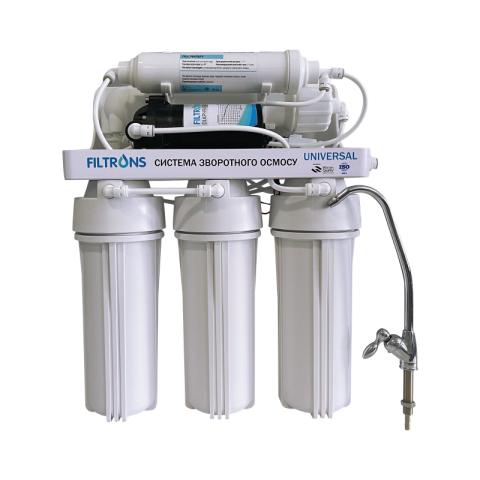 Фільтр з зворотнім осмосом Filtrons Universal 5 з помпою