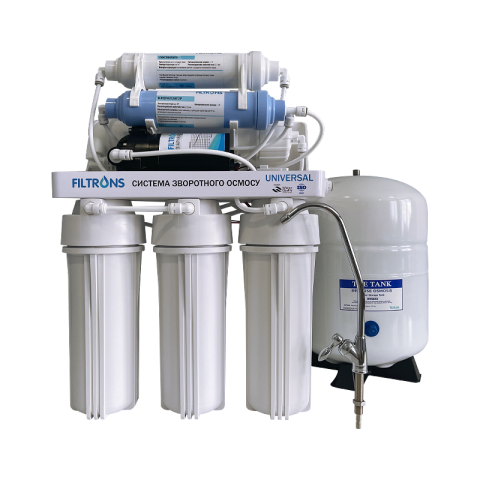 Фільтр з зворотним осмосом Filtrons Universal 6 з помпою