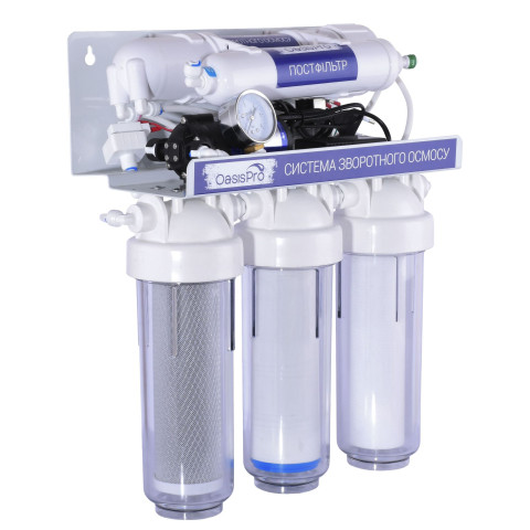 Фільтр зворотного осмосу OasisPro RO-5P з насосом
