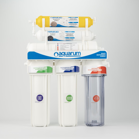 Фільтр зворотнього осмосу Aquarum Simple RO-6