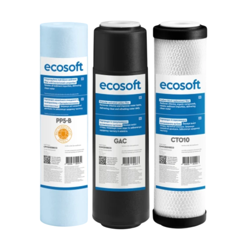 Комплект картриджів Ecosoft 1-2-3 (осмос) покращений (CHV3ECO)