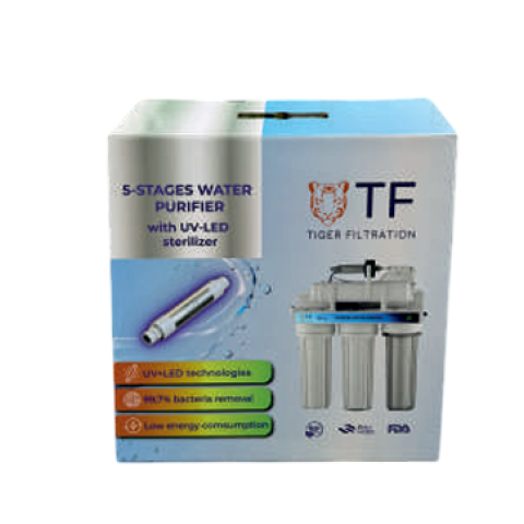 Проточний фільтр Tiger Filtration із LED УФ-лампою (з пауербанком)
