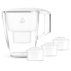 Фільтр-глечик Dafi Start Unimax 4,0/2,0 л. білий + 3 картриджі DAFI Unimax