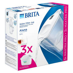 Фільтр-глечик Brita Aluna MXpro білий 2,4 л /1,4 л +3 картриджа