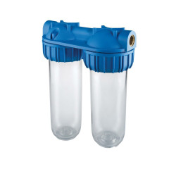 Корпуса магистрального фильтра Atlas Filtri DUPLEX PLUS 3P 3/4" 10" AFO SX TS (RA112T411)