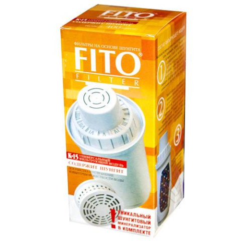 Картридж для фильтра кувшина FitoFilter К15 (c шунгитовым минерализатором)