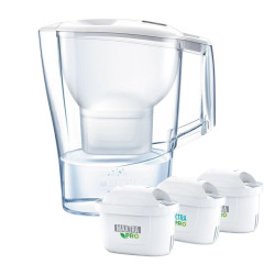Фільтр-глечик Brita Aluna MXpro білий 2,4 л /1,4 л +3 картриджа