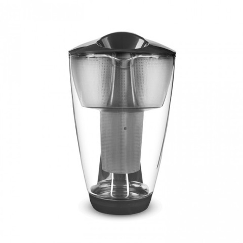 Фільтр-глечик скляний DAFI CRYSTAL Classic Glass 2,0 LED графіт