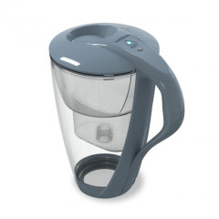 Фильтр-кувшин стеклянный Dafi CRYSTAL LED 2 л Unimax стальной  + 3 картриджа Unimax