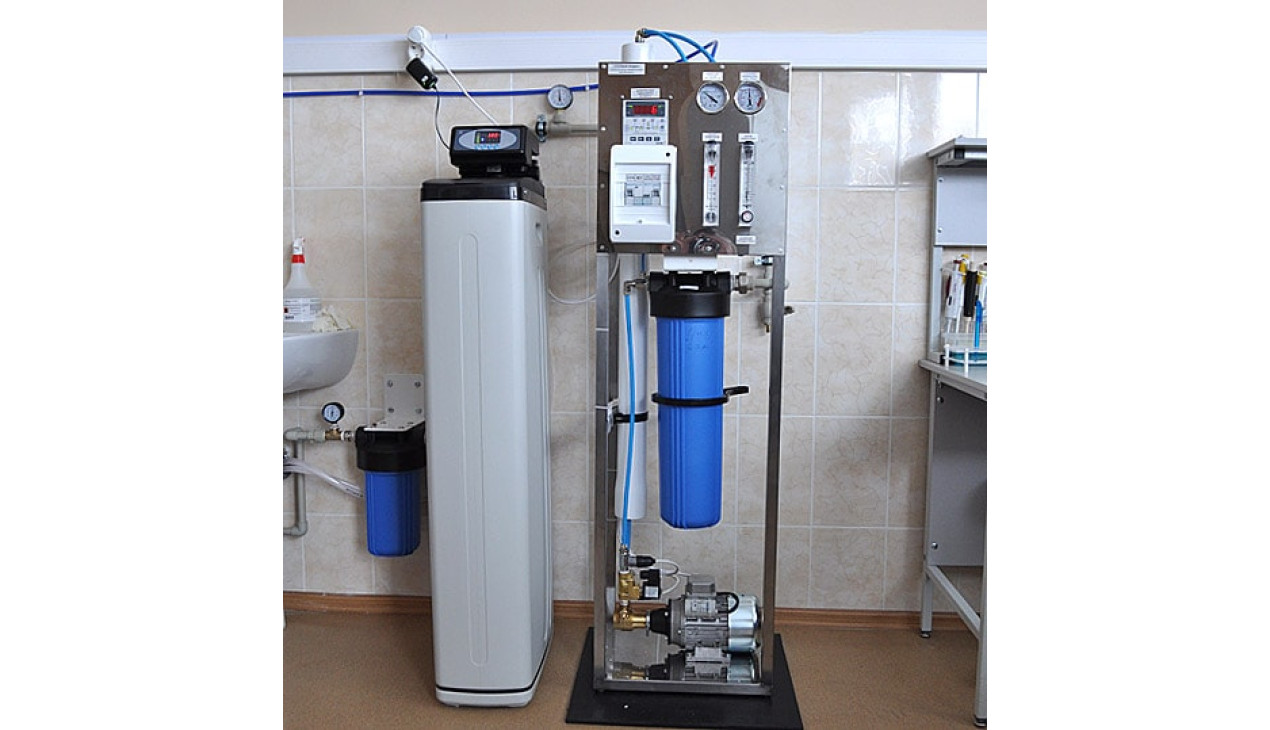 Очистка воды  для лаборатории института им. А.А.Шалимова