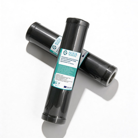 Картридж вугільний AquaMarine DIAMOND 20BB для видалення сірководню та заліза (Big Blue 20)