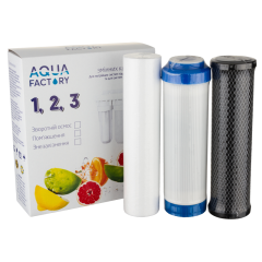 Комплект передфільтрів Aqua Factory "Зворотній осмос +" 