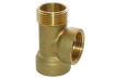 Штуцер трехвыводной Italtecnica 1" (тройник) 84 мм, латунь