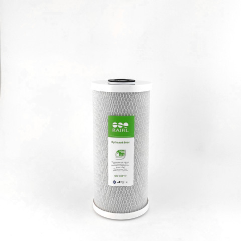 Картридж з брикетованого вугілля Raifil CBC-10-BP-10 (Big Blue 10)