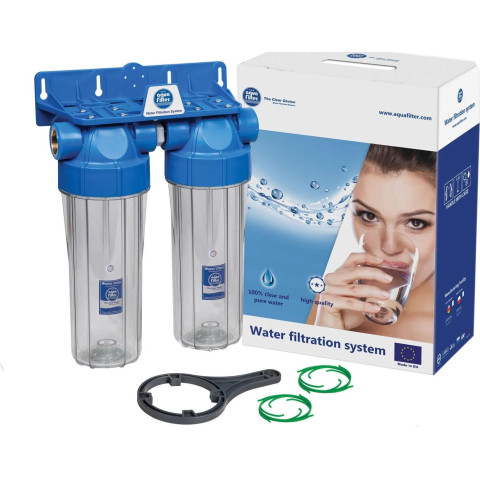 Корпуса магистрального фильтра Aquafilter FHPRCL12-B-TWIN
