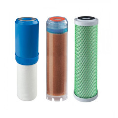 Комплект картриджів для проточних фільтрів Atlas Filtri 1-2-3 (Пом'якшуючий) без коробки