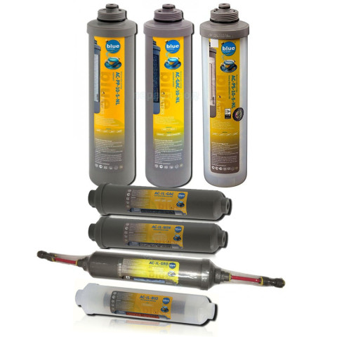 Річний комплект (7шт) картриджів Bluefilters New Line