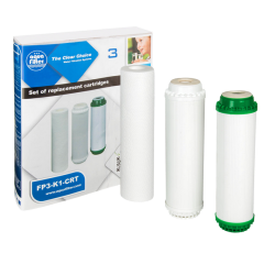 Комплект картриджів Aquafilter FP3-K1-CRT до проточних фільтрів