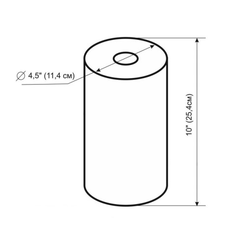 Картридж Aquarum AR-BB10-CT для видалення сірководню та заліза (Big Blue 10)