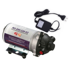 Насос для системи зворотного осмосу RO-200-220 з блоком живлення (без пластини та реле тиску)