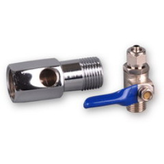 Трійник та кран для врізання у водопровід