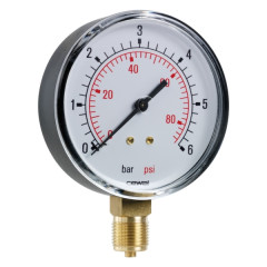 Манометр вертикальний CEWAL 1/4" 6 бар