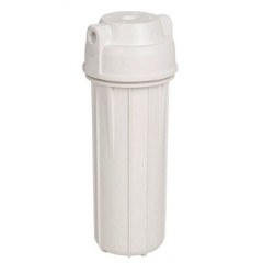 Корпус Aquafilter EG14WWAQ-4 + белая плоская крышка 