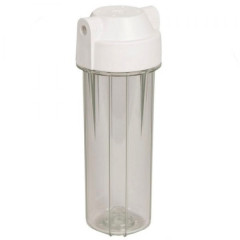 Корпус Aquafilter EG14CWAQ-4 + белая плоская крышка