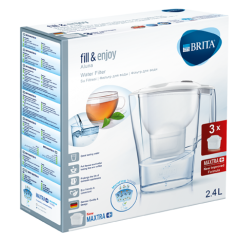 Фільтр-глечик Brita Aluna Cool білий 2,4 л /1,4 л +3 картриджа