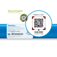 Мембрана зворотноосмотична DOW FILMTEC™ BW60-1812-75 DuPont (у новому дизайні, з перевірочним кодом)