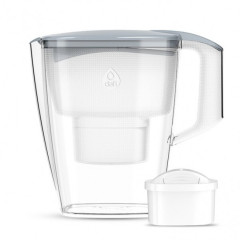 Фільтр-глечик DAFI Mila LED Білий Unimax 3,0/1,5 л. сірий