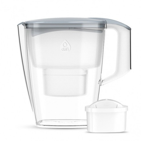 Фильтр-кувшин DAFI Mila LED Белый Unimax 3,0/1,5 л. серый