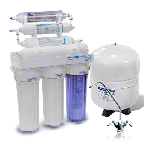 Фильтр с обратным осмосом AquaLine RO-7 Antioxidant