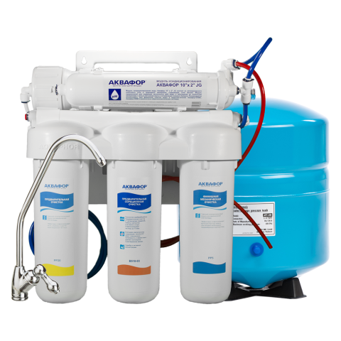 Фільтр з зворотним осмосом Аквафор Осмо 50 вик.5