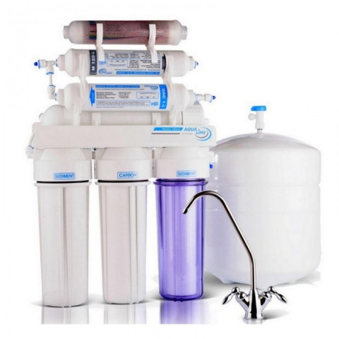 Фільтр з зворотнім осмосом AquaLine RO-6 BIO