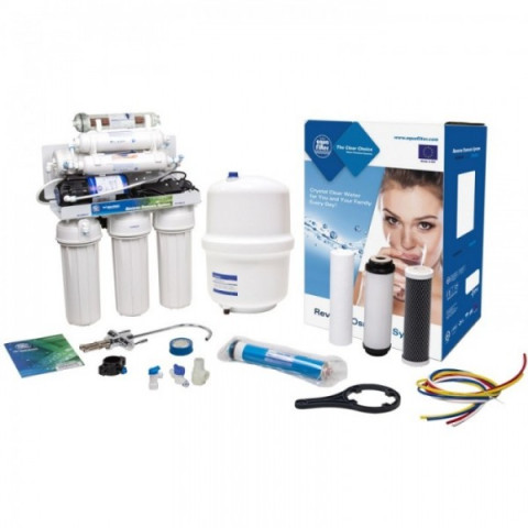 Фильтр с обратным осмосом Aquafilter RP-RO7-75 (RP75139715) с насосом