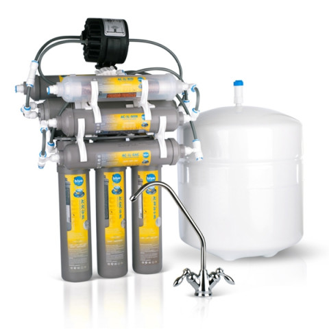 Фільтр з зворотнім осмосом Bluefilters New Line RO-8PP (з помпою Permeate)