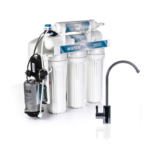 Фільтр з зворотнім осмосом Water Filter WFRO-5L-50 PUMP