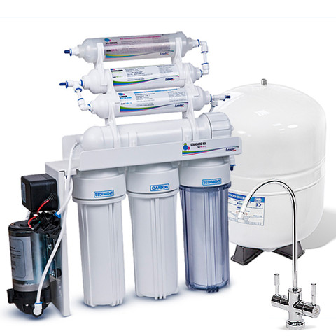 Фільтр з зворотнім осмосом Leader Standart RO-7P bio