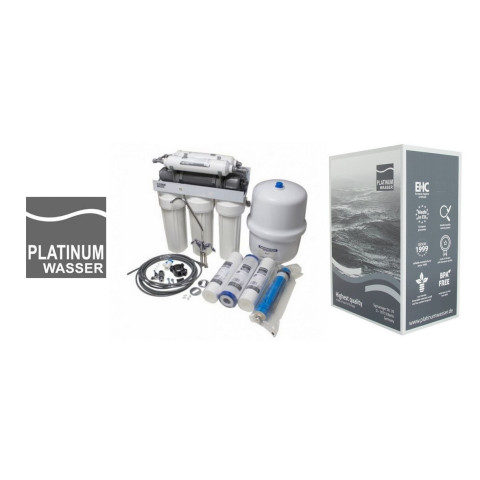Фільтр з зворотним осмосом Platinum Wasser PLAT-F-ULTRA 7B з насосом