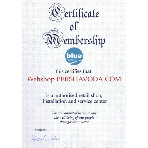 Фільтр з зворотним осмосом Bluefilters New Line RO-6