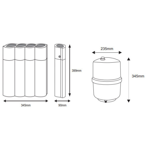 Фільтр з зворотнім осмосом Aquafilter EXCITO-OSMO